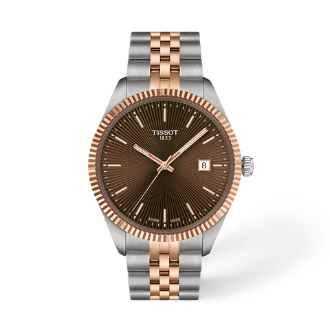 Tissot Ballade 40mm Two-Tone Brown Dial Quartz T156.410.22.291.01